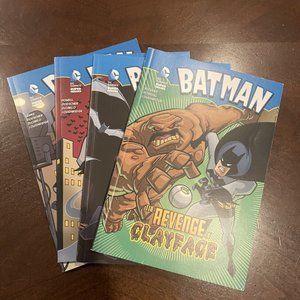 Set of 4 Batman Paperback Books DC Comics SuperHeroes Great Condition